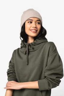 Native Spirit Eco-friendly unisex brushed fleece dropped shoulders hooded sweatshirt – foto 9