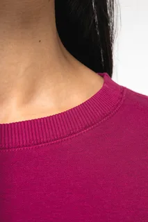 Native Spirit Ecologische cropped damessweater met ronde hals – foto 6