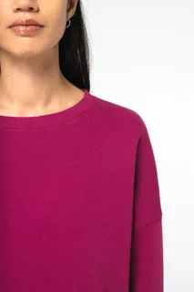 Native Spirit Ecologische cropped damessweater met ronde hals – foto 4
