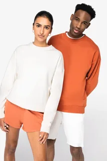 Native Spirit Ecologische oversized uniseks sweater met ronde hals – foto 3