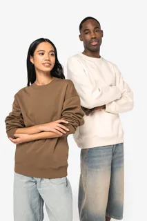 Native Spirit Ecologische oversized uniseks sweater met ronde hals – foto 1