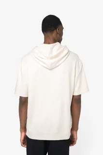 Native Spirit Ecologische uniseks sweater met capuchon en korte verlaagde schouders French Terry – foto 4
