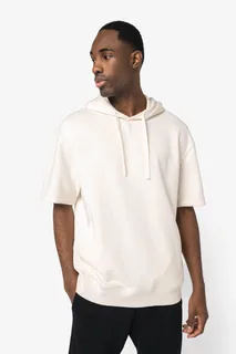 Native Spirit Ecologische uniseks sweater met capuchon en korte verlaagde schouders French Terry – foto 3