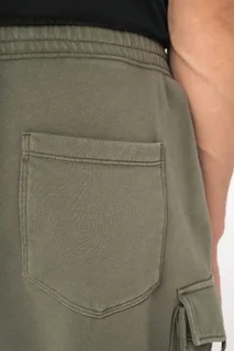 Native Spirit Duurzame verwassen herencargoshort van French Terry – foto 6