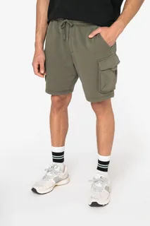 Native Spirit Duurzame verwassen herencargoshort van French Terry – foto 1
