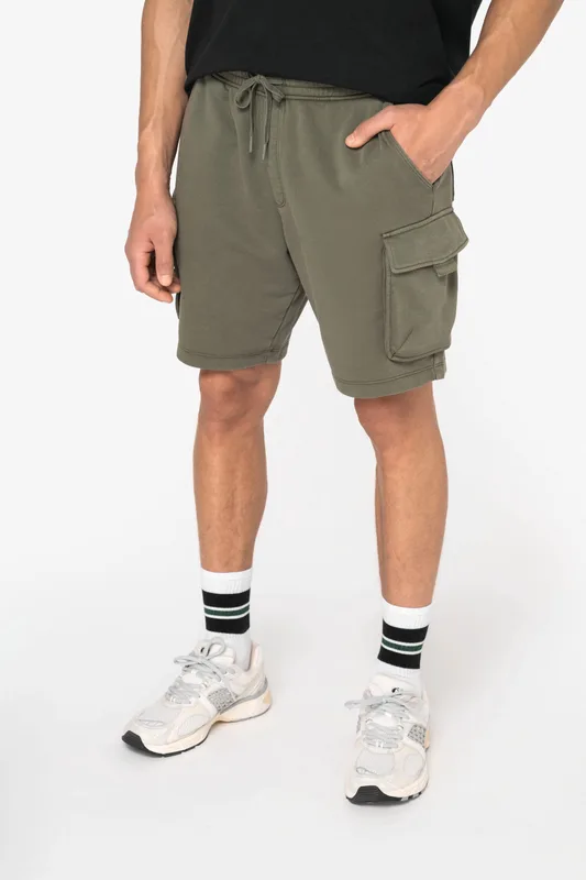 Native Spirit Duurzame verwassen herencargoshort van French Terry