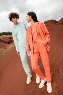 Native Spirit Ecologische uniseks sweater met capuchon French Terry – foto 5