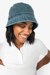 Native Spirit Eco-friendly unisex washed effect bucket hat – foto 2