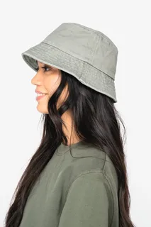 Native Spirit Eco-friendly unisex washed effect bucket hat – foto 4