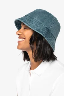 Native Spirit Eco-friendly unisex washed effect bucket hat – foto 1