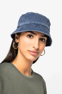 Native Spirit Eco-friendly unisex washed effect bucket hat – foto 5