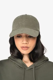 Native Spirit Eco-friendly unisex corduroy cap 6 panels – foto 2