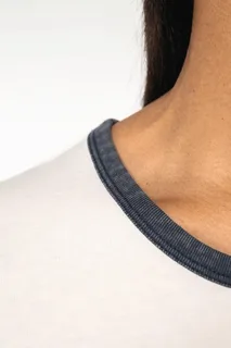 Native Spirit Eco-friendly ladies' ringer t-shirt with washed effect binding – foto 8