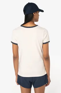 Native Spirit Eco-friendly ladies' ringer t-shirt with washed effect binding – foto 6