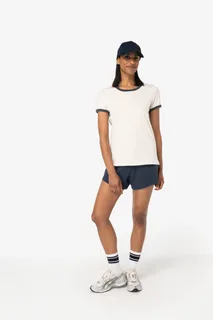 Native Spirit Eco-friendly ladies' ringer t-shirt with washed effect binding – foto 2