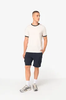 Native Spirit Eco-friendly men's ringer t-shirt with washed effect binding – foto 2