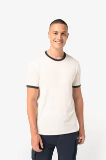 Native Spirit Eco-friendly men's ringer t-shirt with washed effect binding – foto 1