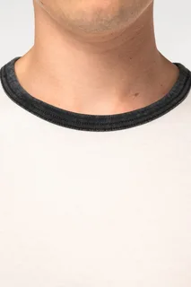 Native Spirit Eco-friendly men's ringer t-shirt with washed effect binding – foto 7