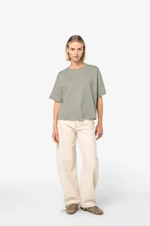 Native Spirit Duurzaam boxy dames-T-shirt met afhangende schouders – foto 2