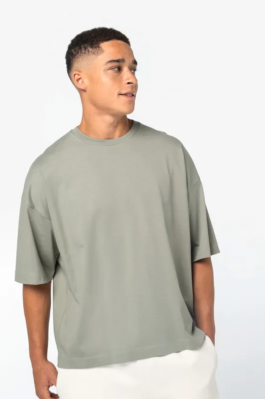 Native Spirit Duurzaam boxy heren-T-shirt met afhangende shoulders