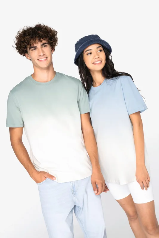 Native Spirit Ecologisch uniseks Dip Dye T-shirt