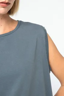 Native Spirit Ecologisch cropped mouwloos dames-T-shirt – foto 12