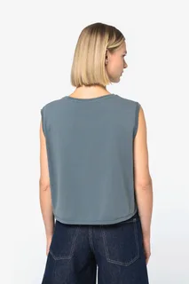 Native Spirit Ecologisch cropped mouwloos dames-T-shirt – foto 11
