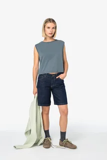 Native Spirit Ecologisch cropped mouwloos dames-T-shirt – foto 8