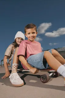 Native Spirit Eco-friendly kids’ dropped shoulders t-shirt – foto 6