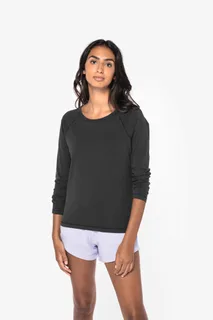 Native Spirit Ecologisch dames T-shirt met lange raglanmouwen – foto 3