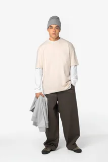 Native Spirit Ecologisch oversized heren-T-shirt – foto 3