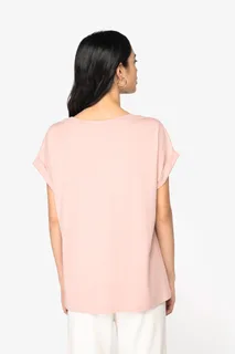 Native Spirit Ecologisch dames t-shirt met mouwen met omslag – foto 3
