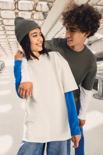 Native Spirit Eco-friendly unisex oversize French Terry t-shirt – foto 6