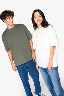 Native Spirit Eco-friendly unisex oversize French Terry t-shirt – foto 1
