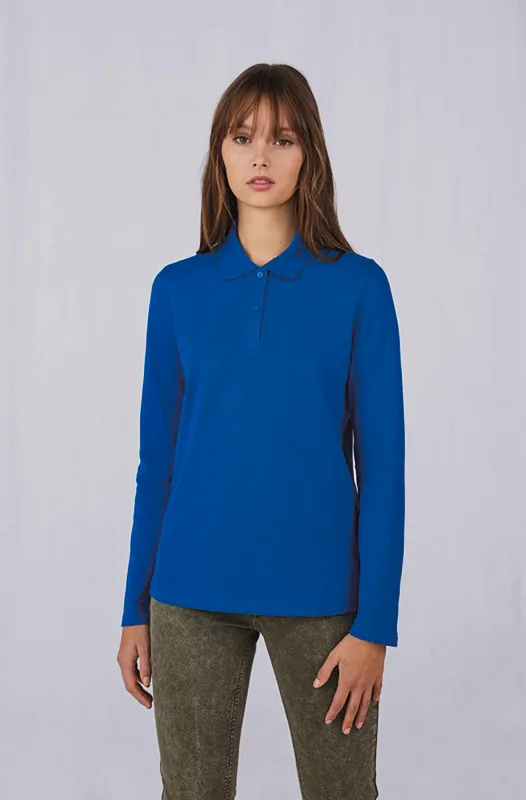 B&C MY POLO 180 Dames lange mouwen