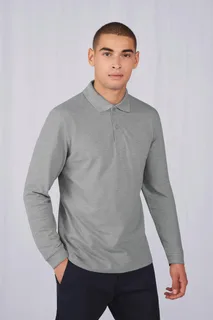 B&C MY POLO 210 Heren lange mouwen – foto 1