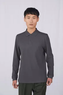 B&C MY POLO 180 Heren lange mouwen – foto 1