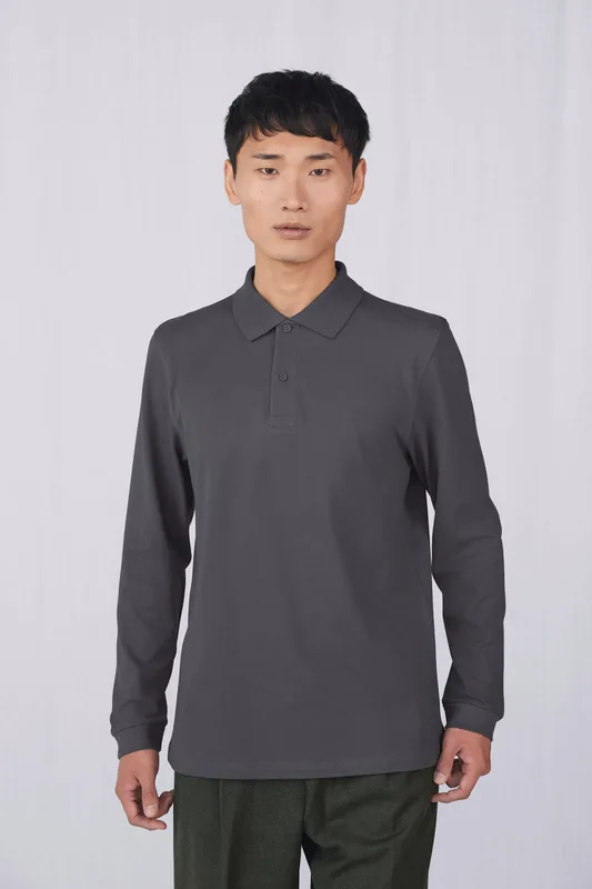 B&C MY POLO 180 Heren lange mouwen