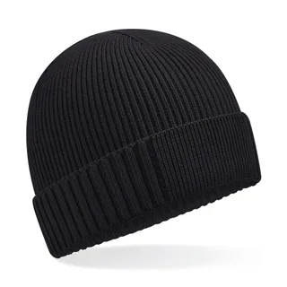 Beechfield Organic cotton beanie with technical patch – foto 1