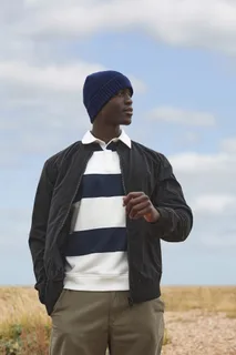 Beechfield Organic cotton beanie with technical patch – foto 4