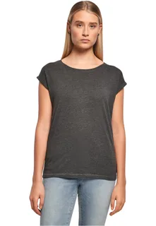 Build Your Brand Dames t-shirt met mouwen met omslag – foto 19