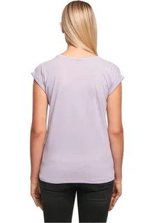 Build Your Brand Dames t-shirt met mouwen met omslag – foto 12