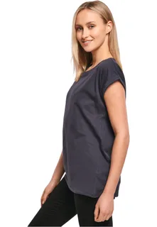 Build Your Brand Dames t-shirt met mouwen met omslag – foto 7