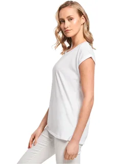 Build Your Brand Dames t-shirt met mouwen met omslag – foto 6