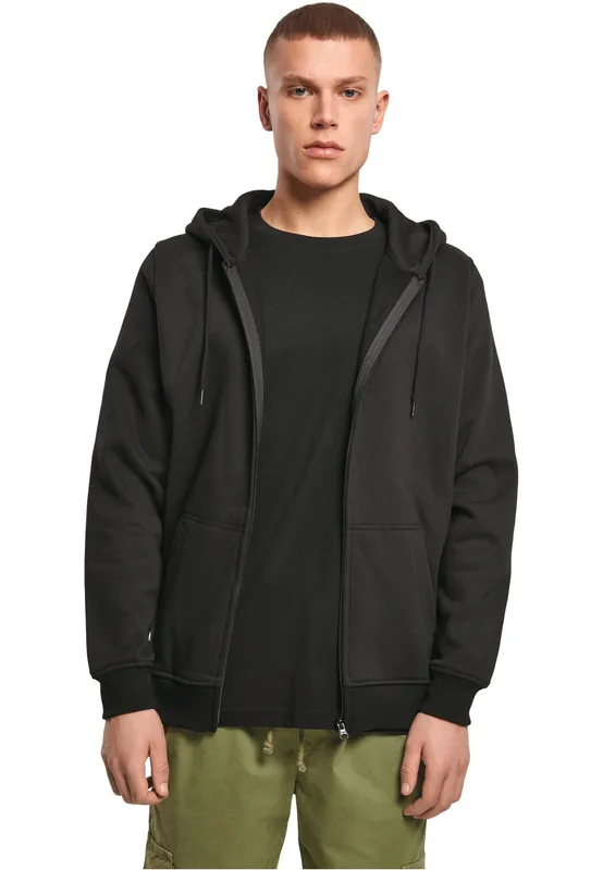 Build Your Brand Zware hoodie met rits