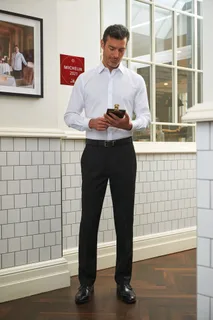 Brook Taverner Pantalon flat front Mars – foto 4