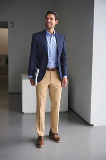 Brook Taverner Heren Pantalon Oliver, getailleerde snit – foto 1