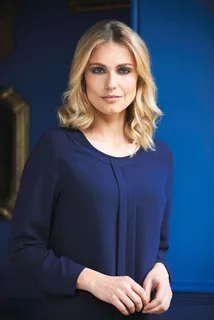 Brook Taverner Blouse in Chinese crêpe Roma – foto 1