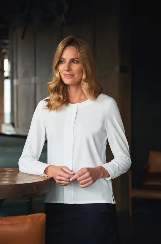 Brook Taverner Riola Crepe de Chine blouse