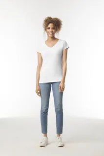 Gildan Dames Softstyle T-shirt met V-hals – foto 7